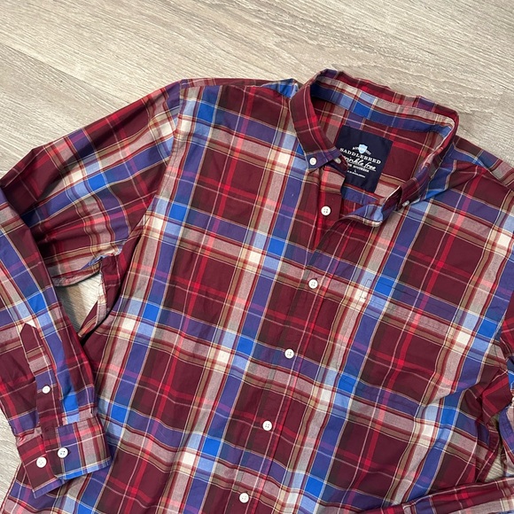 •SADDLEBRED• PLAID BUTTON UP - Picture 7 of 7